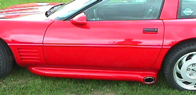 Power Effects on a 1991 Red Corvette